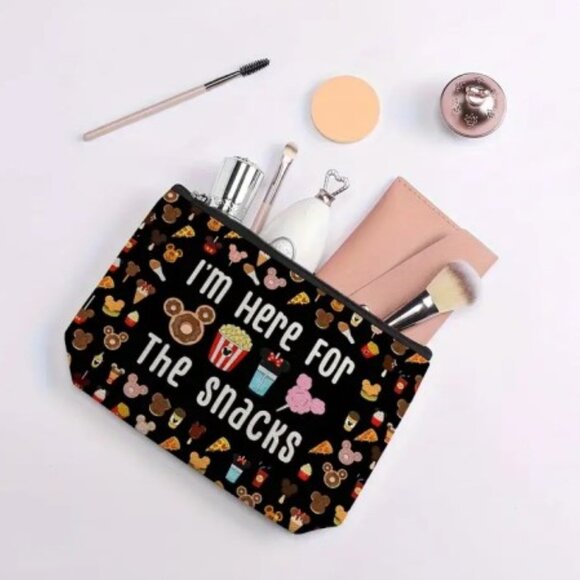 NEW! Disney Parks Snacks Makeup Bag Toiletry Bag Cosmetics - Picture 2 of 4